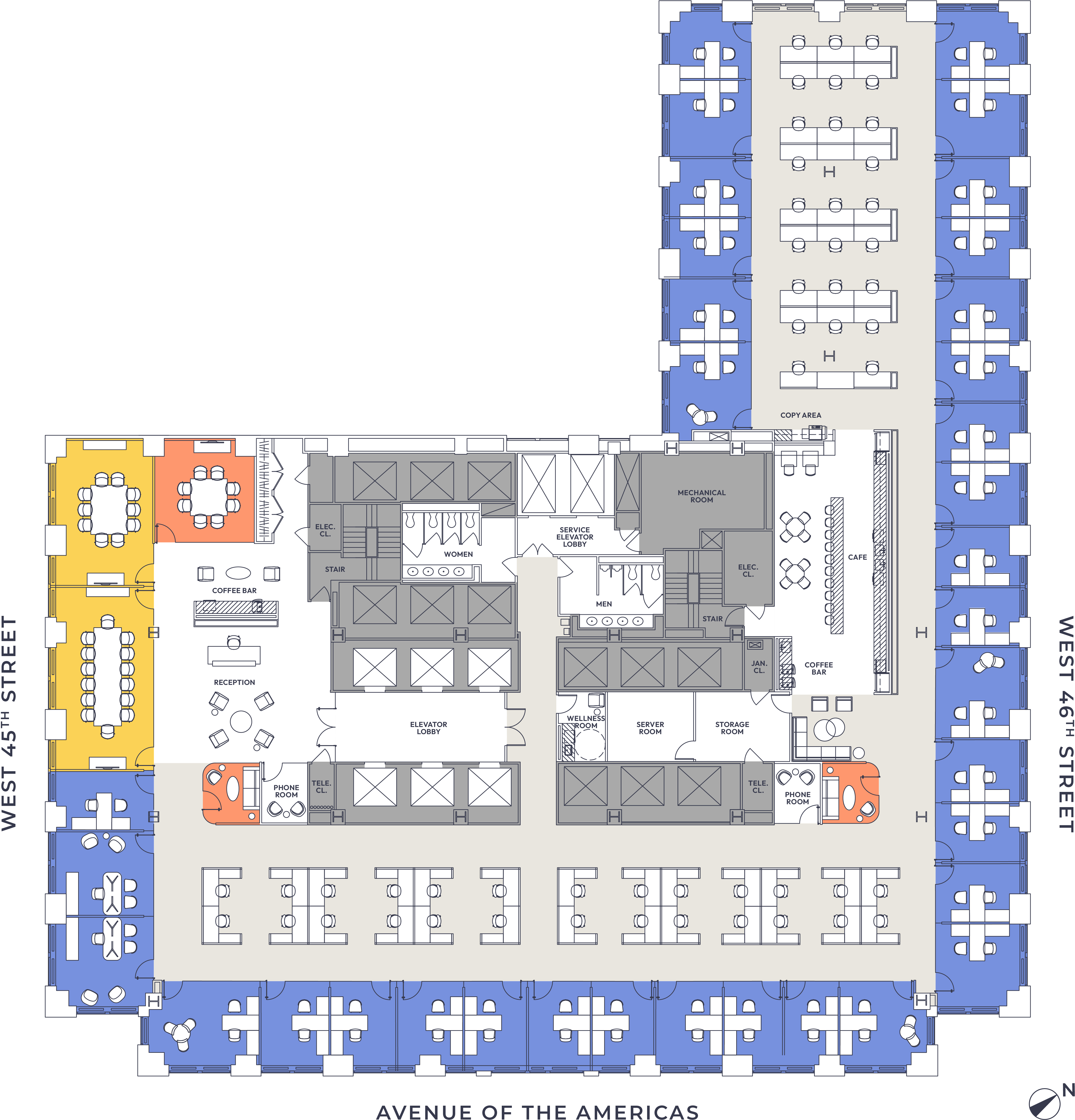 Office Intensive  Floorplan